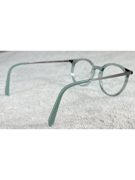 OGI Hugs/373 Women’s Crystal Turquoise Gunmetal Oval Eyeglasses Frames 46-20-140